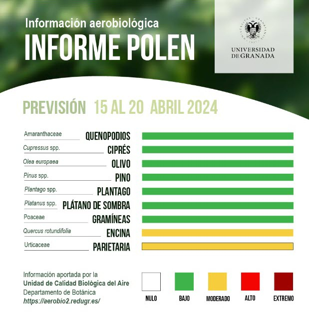 Informe polen abril Informe polen